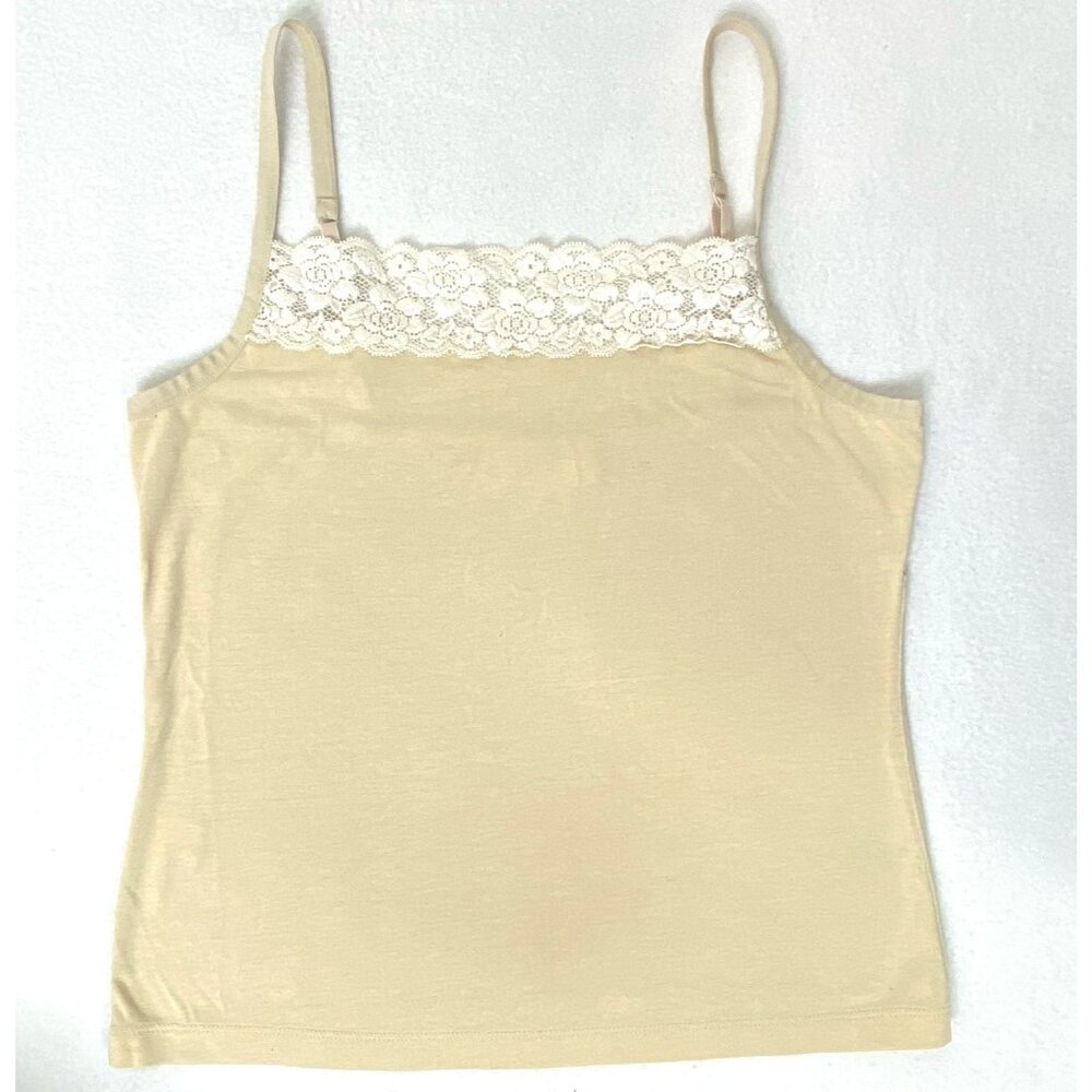 Ann Taylor LOFT Cami Tank Top Womens size Small Beige